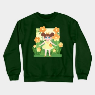 Flower Girl Crewneck Sweatshirt